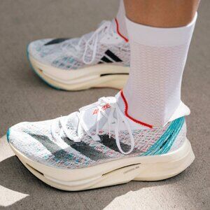 Adidas Adizero Prime X 2 Strung Running Shoes | Men’s 10.5 | Cloud White HP9709